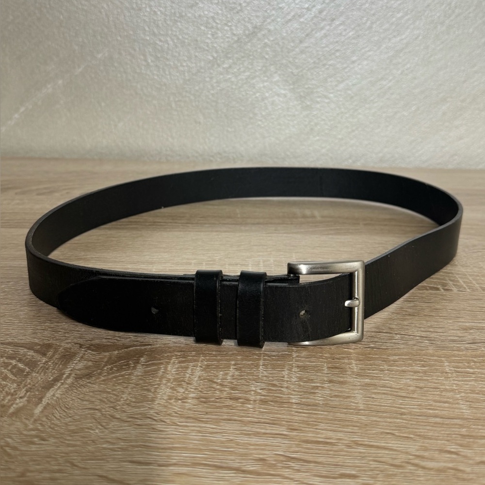 Handcrafted in America Black Leather Mens 38/95 Belt